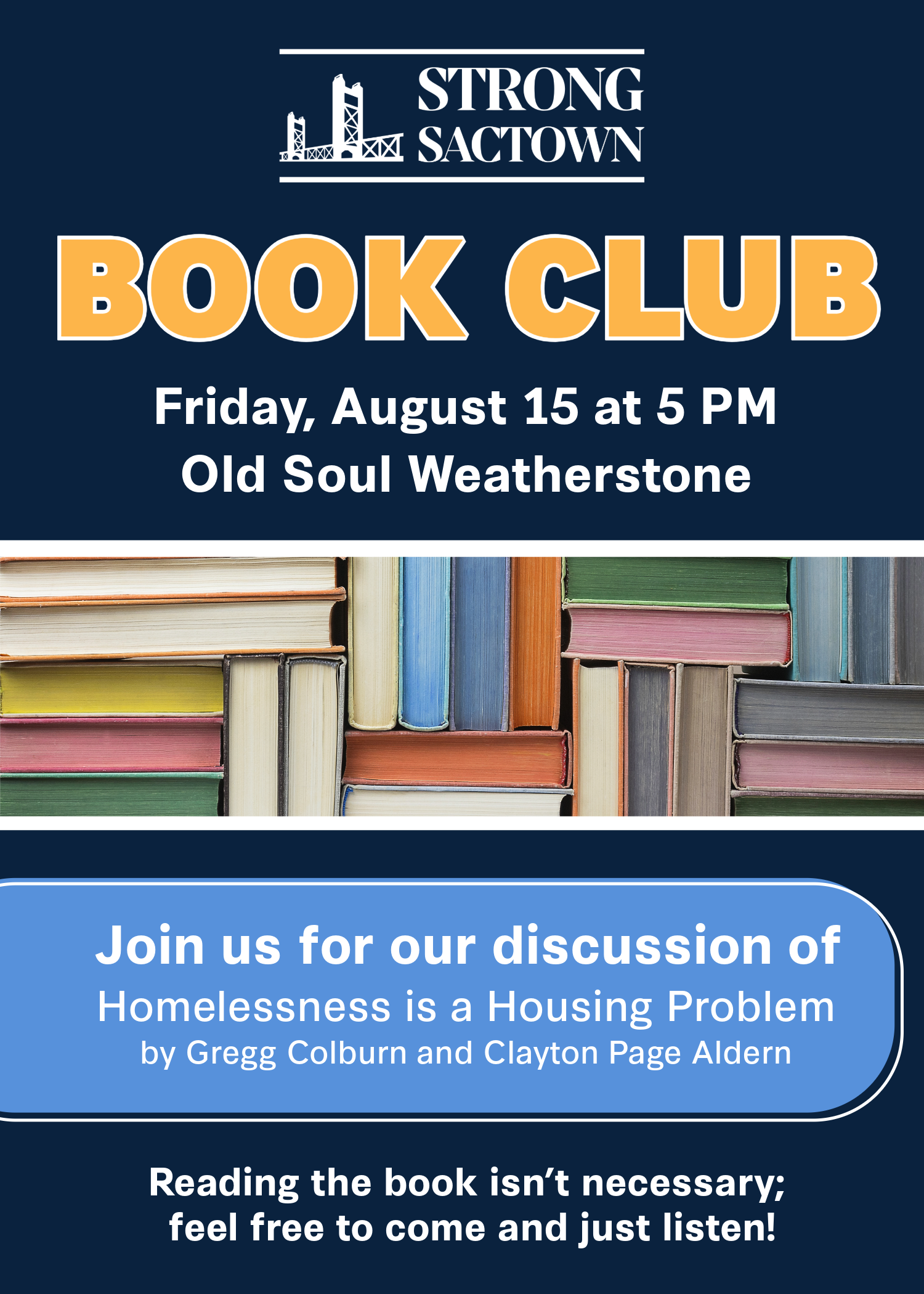 Book Club Discussion: Homelessness is a Housing Problem